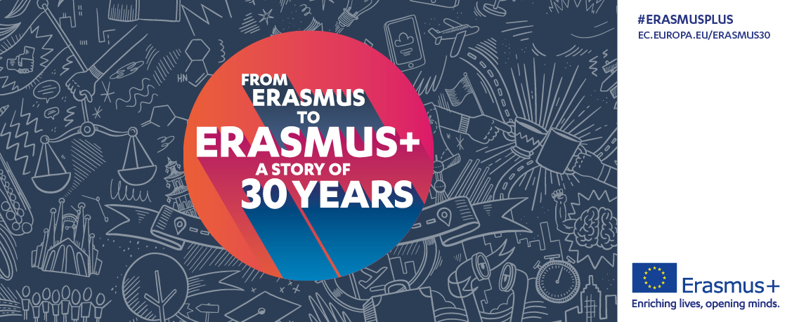Da Erasmus a Erasmus: una storia lunga 30 anni (logo ufficiale)