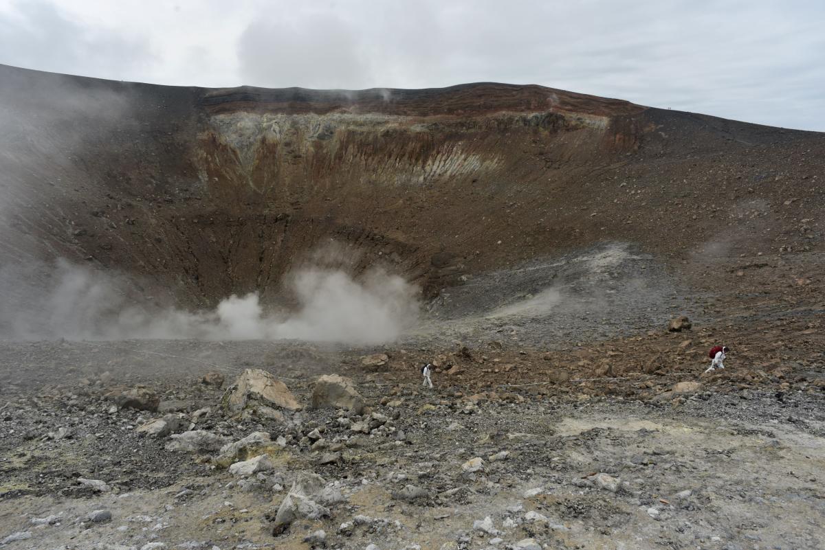 Il cratere dell'Isola di Vulcano
